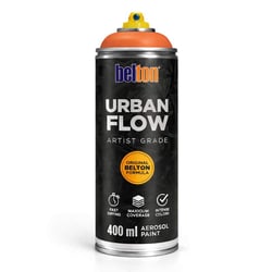 Spray de peinture - Rouge orangé clair - Belton - Urban Flow - 400ml - Haute couvrance