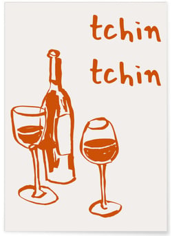 Affiche Tchin tchin 2 | A3 : 29,7x42cm