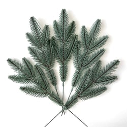 Lot de 5 branches de sapin artificielles 32,5 cm à décorer