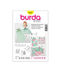 Patron Burda 9479 Kids Ensemble bébé taille n°1-18 mois