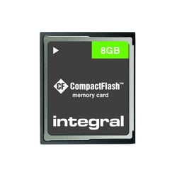 Integral Carte Mémoire 8GB CompactFlash 45Mo/s 300X Compatible UDMA 6 Noir