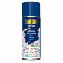 Spray de peinture - Bleu roi - Brillant - Couvrant et résistant - Belton - Robust - 400ml