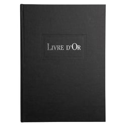 Livre d'or 1M 220x270 - Noir - Le Dauphin