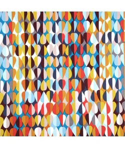 Tissu coton enduit Disco de 160 cm de largeur Multicolore vendu par 50 cm