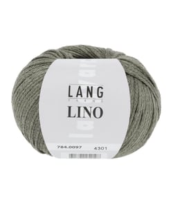 Pelote de lin à tricoter Lino - Lang Yarns 97 Vert