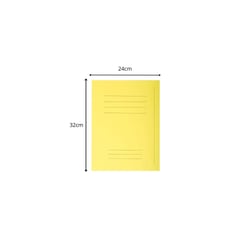 Paquet 50 chemises Forever® 220 100% recyclé avec impression - 24x32cm - Jaune - x 5 - Exacompta