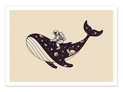 Affiche 30 x 40 cm - Stellar ride - Enkel Dika by The Artcicle