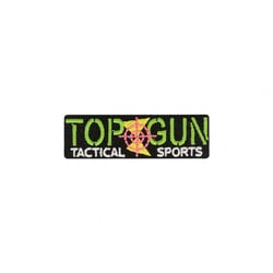 Lot de 3 écussons thermocollants Top Gun 1,5cm x 6,5cm