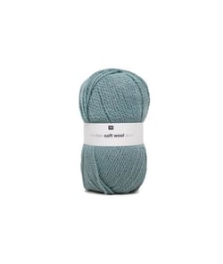 Fil de laine à tricoter Creative Soft Wool Aran - 100GR - Rico Design 24 Bleu