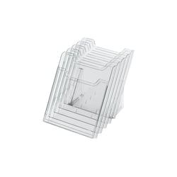 Distributeur de prospectus 5 compartiments A4 - Cristal - Exacompta