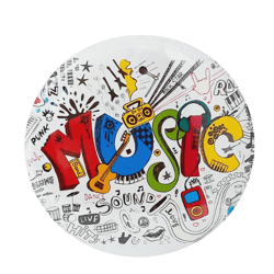 Badge Music pour cartable