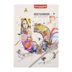 Carnet de croquis A4 21 x 29,7 cm 160 pages 140g Bruynzeel