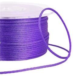 Cordon queue de rat 2mm violet au mètre