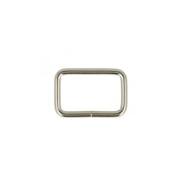 Lot de 2 passants métal 25mm couleur argent