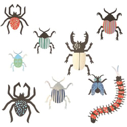 45 Grands Confettis Insectes Magiques