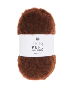 Pelote exceptionnelle LUXURY PURE BABY ALPACA - Rico Design - Le fil 100 % alpaga bébé pour un tricot haut de gamme 05 Nougat
