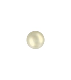 Bouton perle ovale 10mm ivoire