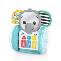 EARL l'éléphant Jouet d'éveil a roulettes interactif multilingue, développement de la motricité, musique 6M+