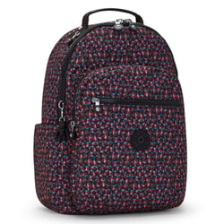 Sac à dos Kipling SEOUL avec poche pour ordinateur - 44 CM Happy Squares