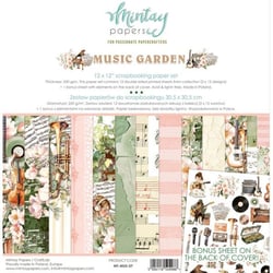 12 papiers scrapbooking 30,5 x 30,5 cm Mintay By Karola WILDWOOD SECRETS
