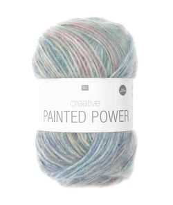 Pelote de laine Creative Painted Power - 100GR - Rico Design 012 Multicolore Colourful