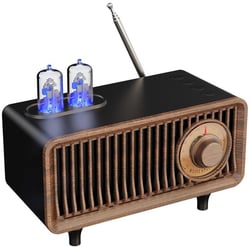 Enceinte Bluetooth Rétro Portable Son Stéréo Qualité Pro Autonomie 6h Support FM Noir YONIS
