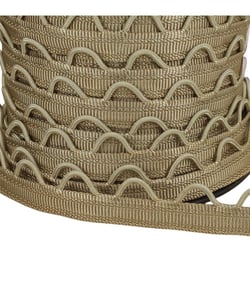 Sangle à passants 12mm beige au mètre