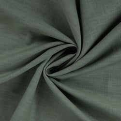 Tissu 100% Lin uni Vert sauge