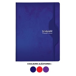 Cahier - 24x32 - 140pages - Grands carreaux - Couverture carton - Calligraphe