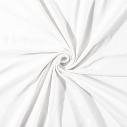 Tissu Jersey Coton uni Blanc