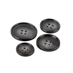 Bouton costume noir