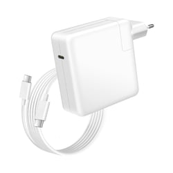 Avizar Chargeur pour HP ZBook Firefly USB-C 96W + Câble 1,8m Blanc