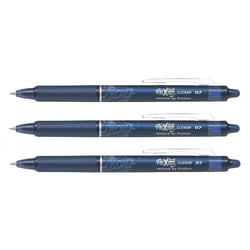 Lot de 3 Stylos roller Frixion Ball Clicker 0.7 Bleu noir