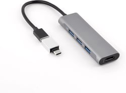 Hub 3 ports USB A 2.0 + 1 port HDMI