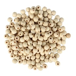 MégaCréa DIY - Perles en bois brut rondes 0,8 cm 200 pièces