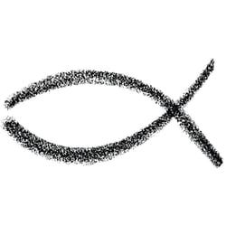 Tampon bois Poisson, 3x6cm, Réf. 27908