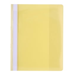Chemise de présentation à lamelles PVC Premium - A4 - Jaune - x 10 - Exacompta