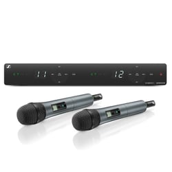 Sennheiser XSW 1-825 DUAL-B - Ensemble vocal double sans fil, gamme fréquence B