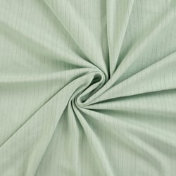 Tissu Jersey Coton ajouré uni Lio Vert amande