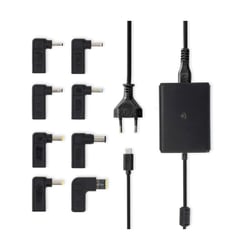 Nedis Chargeur USB-C 100W GaN pour PC Portable / Tablette / Smartphone Ultra Rapide Noir