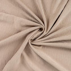 Tissu Suédine Melody  aspect peau de pêche envers satiné uni Beige sable