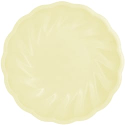 6 Assiettes - Jaune Pastel
