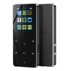 Avizar Lecteur MP3 Tactile 16 Go Musique et Vidéo avec Bluetooth Autonomie 20h Noir