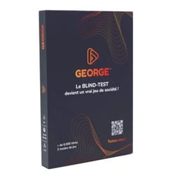 George – Le Blind - Test devient un vrai jeu de societe - Noir - Tribuo
