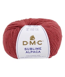 Pelote de Laine et Alpaga Sublime Alpaca - DMC : Luxe et Douceur pour l'Hiver 512 Rouge