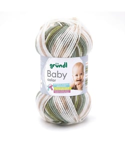 Fil layette à tricoter BABY COLOR - Grundl - certifié Oeko-Tex 09 Vert