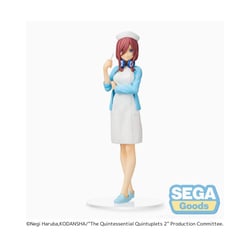 The Quintessential Quintuplets 2 - Statuette SPM Miku Nakano Nurse Ver. 21 cm