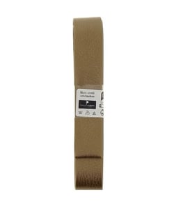 Biais en simili cuir 1,5m x 20mm - Passion Rubans Marron