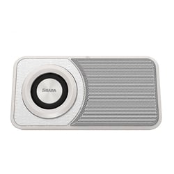 Enceinte Bluetooth Ultra-Fine Portable Avec Support TF Et Lumière LED Noir YONIS