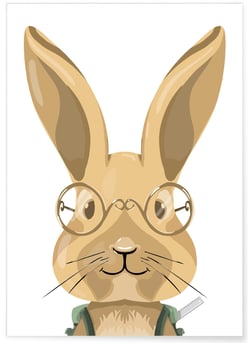 Affiche Lapin | A3 : 29,7x42cm